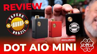 DotMod Dot AIO Mini - Um Pod com Bateria 18350 - Review PTBR