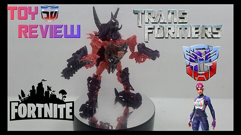 Toy Review Fortnite Mini Figures and Construct Bots Transformers Slug
