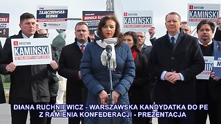 Diana Ruchniewicz - warszawska kandydatka Konfederacji do Parlamentu Europejskiego