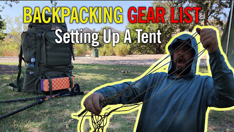 Backpacking Gear List and Setting Up My New Tent.