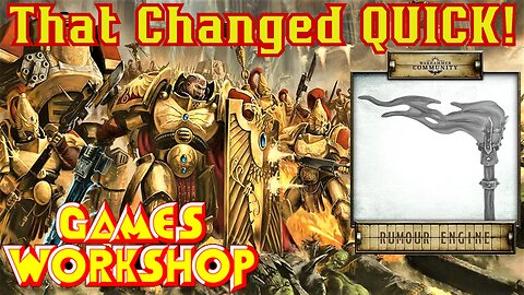 Warhammer 40k Changes Its Ways? Deleted Post Shows Rogue Employee Post Changed FAST! Games Workshop