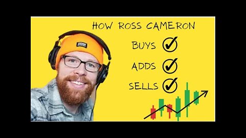 How Ross Cameron BUYS, ADD, SELLS...LIVE EXAMPLE