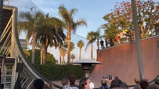 Pro skateboarders perform before premiere of HBO documentary 'Until the Wheels Come Off' about Tony Hawk's life