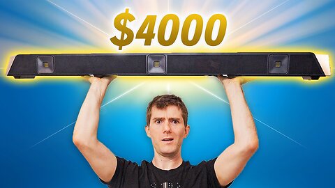 How Could ANYONE Spend $4000 on a SOUNDBAR?? | Linus Tech Tips