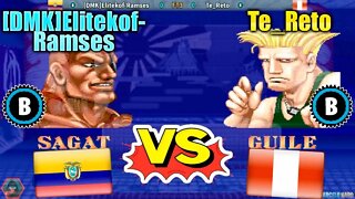 Street Fighter II': Champion Edition ([DMK]Elitekof-Ramses Vs. Te_Reto) [Ecuador Vs. Peru]