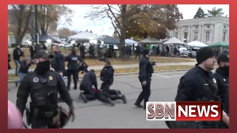 Two Arrested Following Fight Outside Kenosha Courthouse - 5105