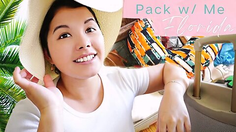 Pack With Me For Florida ✈ | Summer Travel Essentials 🌞
