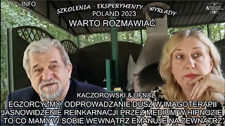 EGZORCYZMY ODPROWADZANIE DUSZ W IMAGOTERAPII JASNOWIDZENIE REINKARNACJI PRZEZ MEDIUM W HIPNOZIE TO CO MAMY W SOBIE W WEWNĄTRZ EMANUJE NA ZEWNĄTRZ. TV 2023