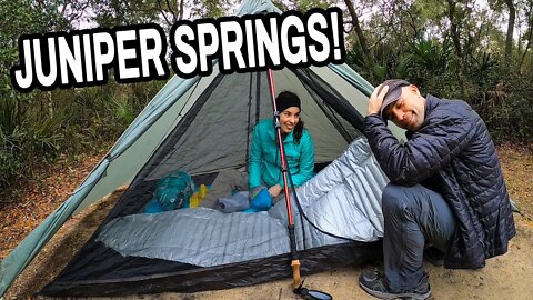 Tent Camping at Juniper Springs in Florida | Ocala National Forest