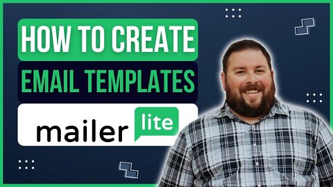 How To Create Email Templates in Mailerlite | Mailerlite Tutorial