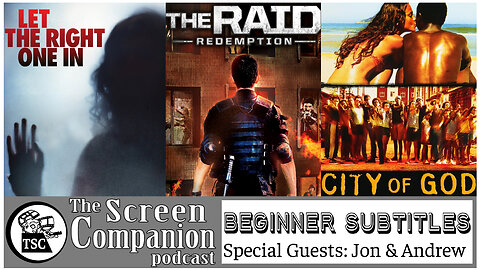 Beginner Subtitles | The Raid, Let the Right One In, City of God