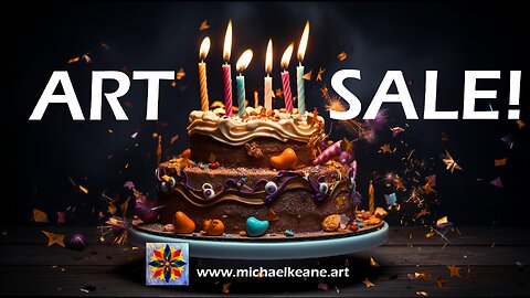 Birthday Art Sale On My Website!