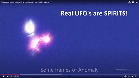 Real UFO anomalous sky phenomena UAP - Spirit beings of light