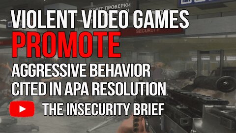 Violent Video Games Promote Aggressive Behavior