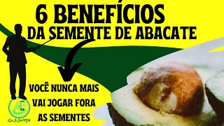 NUNCA JOGUE FORA AS SEMENTES DE ABACATE. AQUI VOCE SABE PORQUÊ