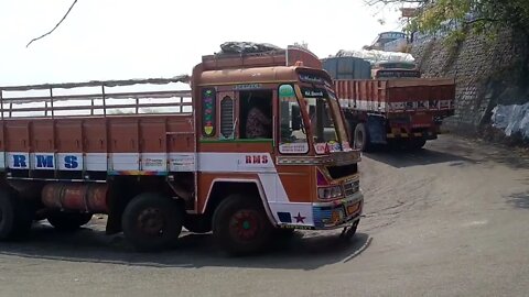 Onlineanand | Heavy Load Lorry And Turning 7/27 Hairpin bend Hills Driving Dhimbam