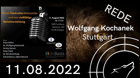 Stuttgart I Rede von Wolfgang Kochanek am 11.08.2022