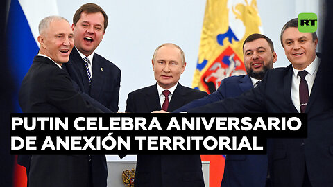 Putin celebra el aniversario de la adhesión de las nuevas regiones