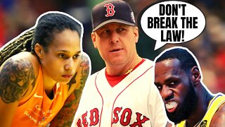 Curt Schilling SLAMS Brittney Griner And Lebron James | "Don't Break The F**king Law!"