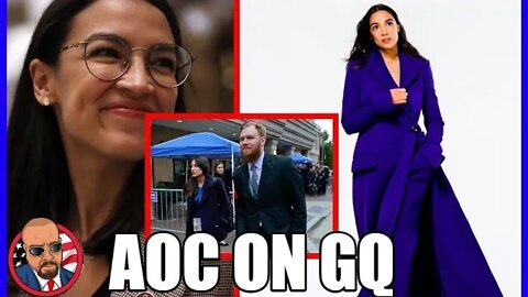AOC is on the COVER of GQ as she CONTINUES to bash WhyteMen & Play the Victim from Every Angle!