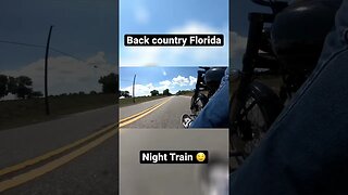 Harley Davidson Night Train through back country Florida #harleydavidson