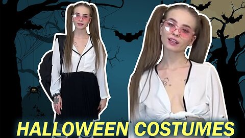 Try on Halloween costumes | You won't believe how I transformed my outfits