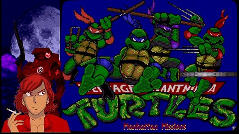 TMNT Manhattan Missions (MS-DOS) - Leonardo, EGA & MT-32 Sound