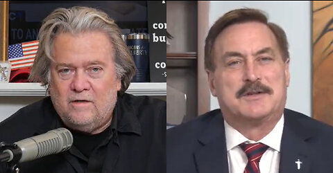 Mike Lindell Answers The Tough Question From Steve Bannon on Running for RNC Chair