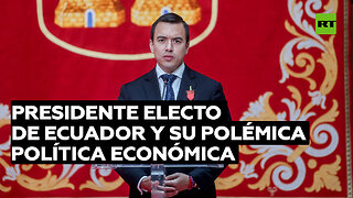 Presidente electo de Ecuador y su polémica política económica