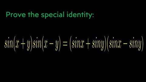 sin(x+y)sin(x-y)=(sinx+siny)(sinx-siny)