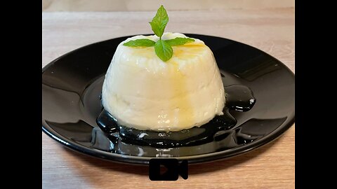 Easy Vanilla Panna Cotta recipe / Πανακότα συνταγή