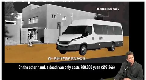 China death van commercial to warn people - they execute thousands of people per years