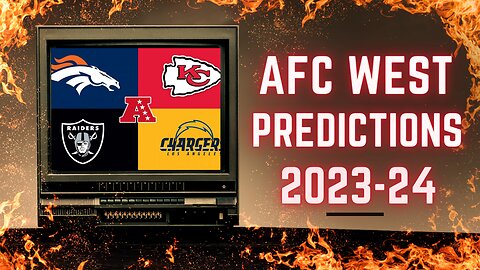 NFL Division Predictions 2023-24 = AFC West