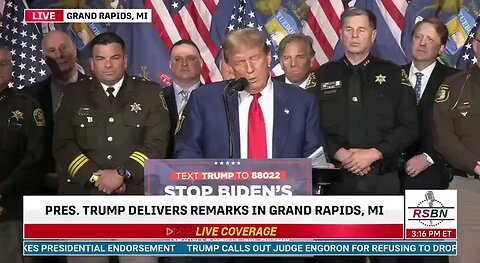 President Trump in Grand Rapids, Michigan - “We will END deadly sanctuary cities immediately.”