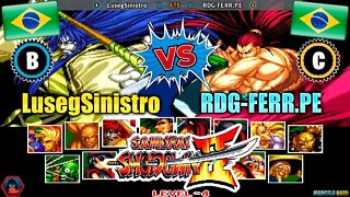 Samurai Shodown II (LusegSinistro Vs. RDG-FERR.PE) [Brazil Vs. Brazil]