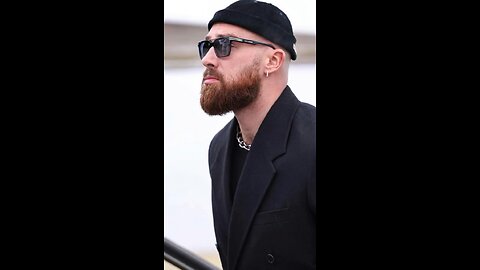 Travis Kelce's All-Black Look: Swift-inspired Necklace