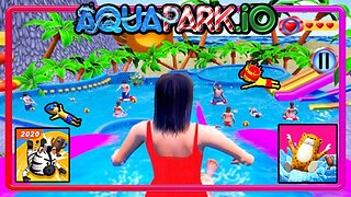 Aquapark.io 🕹 GamePlay Android 🎮🐱‍🚀