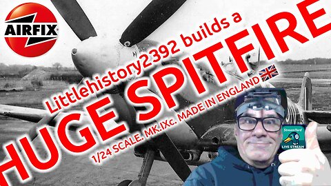 Huge 1/24 scale Airfix Spitfire Mk. IXc. Episode 13 #ww2 #aircraft #amazing #airfix