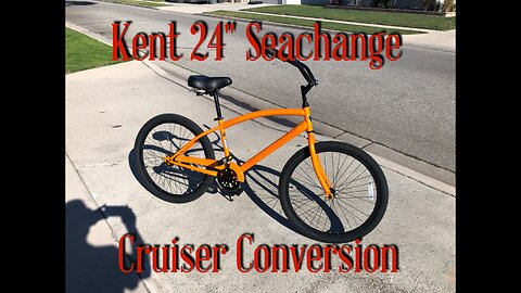 My 24" Kent SeaChange Cruiser Conversion - Electric Bike 48 Volt 500 Watt
