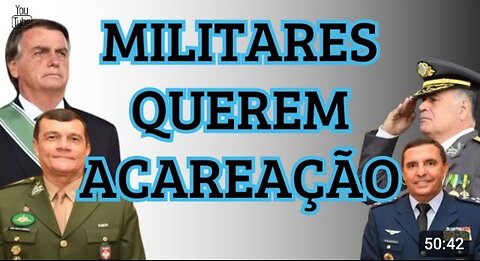 16.03.24 (MANHÃ) - Jornal da Bagaceira Brasil - MILITARES QUEREM ACAREAÇÃO