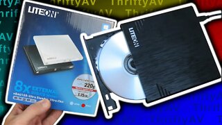 Burner On-The-Go! The LiteOn 8x External DVD/CD Writer | Unboxing and Review eBAU108 (Lite-On)