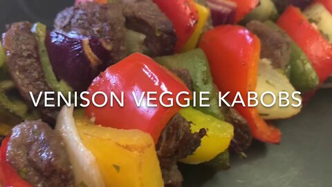 Venison Veggie Kabobs