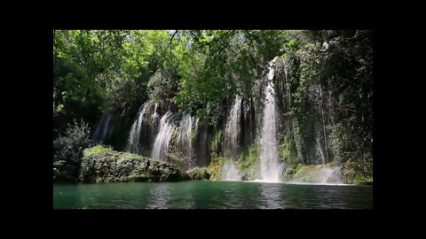 9 HOURS Relaxing Waterfall Sounds. Peaceful Ambience for Sleep, Yoga and Meditation White Noise🙏