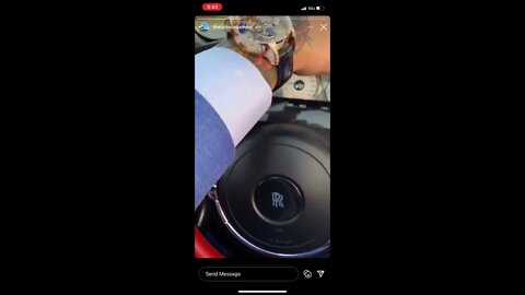 Conor McGregor Pulling Up Boss Style on Instagram Live