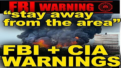 EMERGENCY NEW FBI WARNING. Stay away from these places 1/14/24..