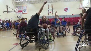Wheelchair basketball at Spring Road Elementary redefines 'ability' for students