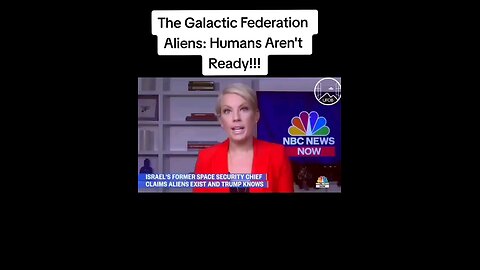 President Donald Trump knows about the galactic federation. 🛸 👽 👾 🛸