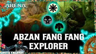 ⚪🟢⚫ABZAN FANG FANG⚫🟢⚪||Streets of New Capenna||[MTG Arena] Bo1 Black White Green Combo Explorer Deck