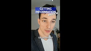 Getting Information Review · English for Beginners #learn #english #learning