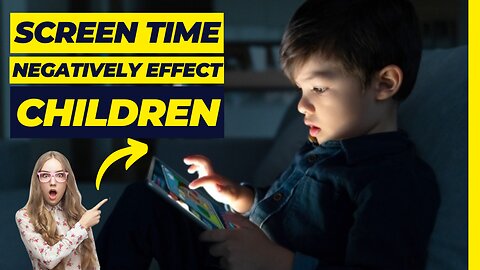 Spending time in front of a screen can negatively affect children (Tips Reshape)